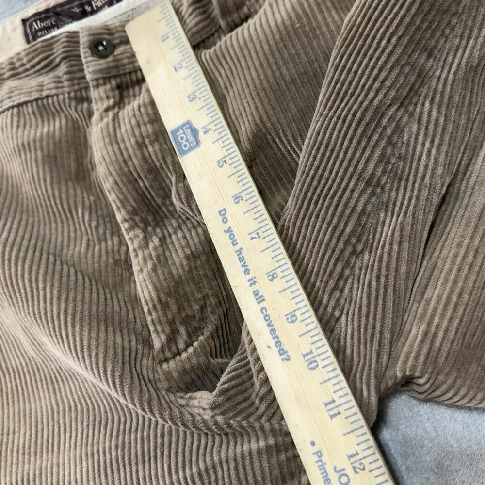 Vintage Abercrombie Fitch Pants‎ Mens 36x30 Baggy Corduroy Brown Skater Y2K Wide